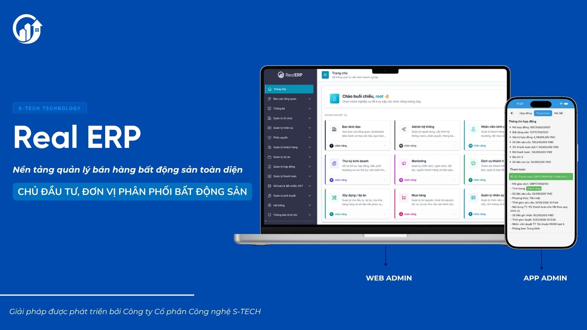 Real ERP Profile-Phần mềm Quản lý BĐS